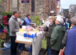 Stallholder at Conwy Honey Fair