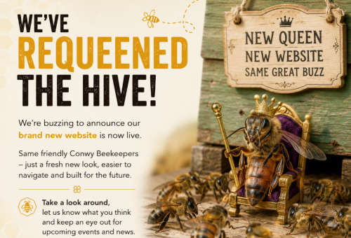The new Conwy Beekeepers website is here!